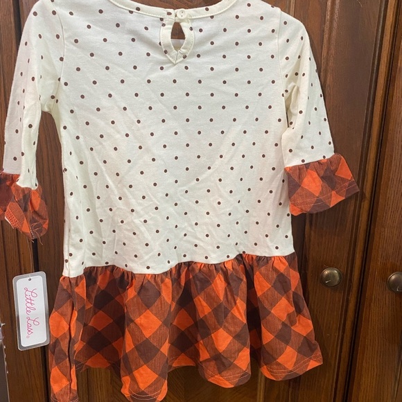 NWT Little Lass Pumpkin Dress - Picture 5 of 7